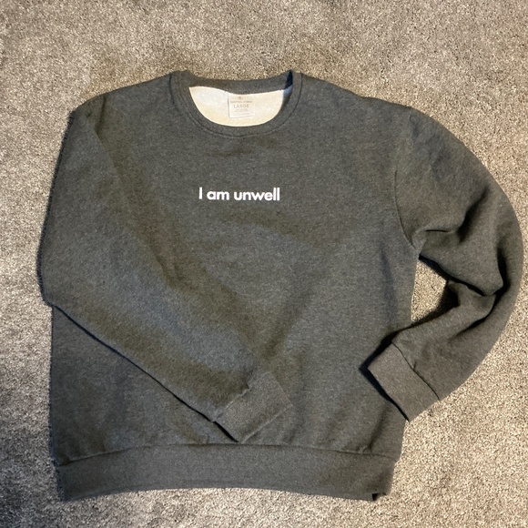 Barstool Sports "I am Unwell" Crewneck Sweatshirt-Women's Large - Picture 1 of 3